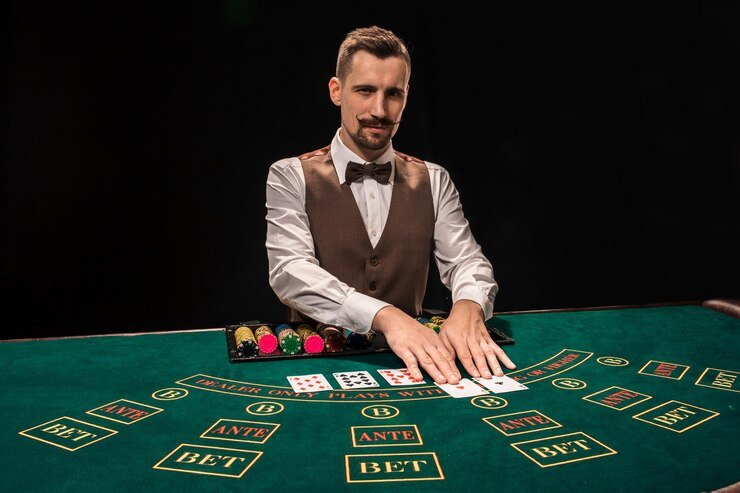 Meja live dealer Pretty Gaming di platform wede777
